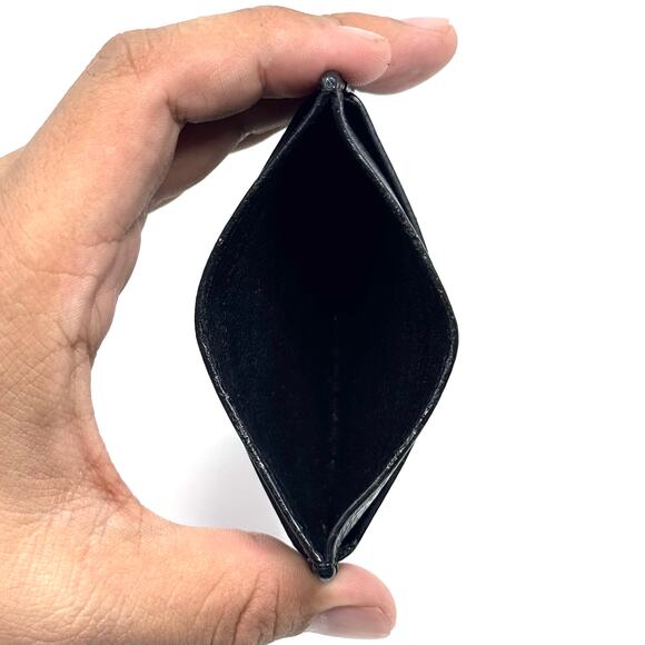 YSL All Black Cardholder Wallet - Picture 8 of 11